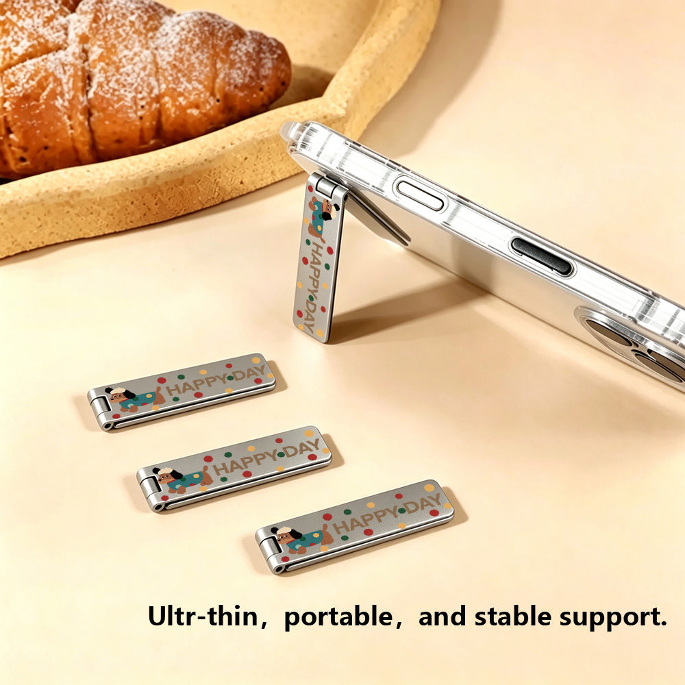 Kickstand Adjustable - Ultra-thin Invisible Phone Kickstand Folding Back
