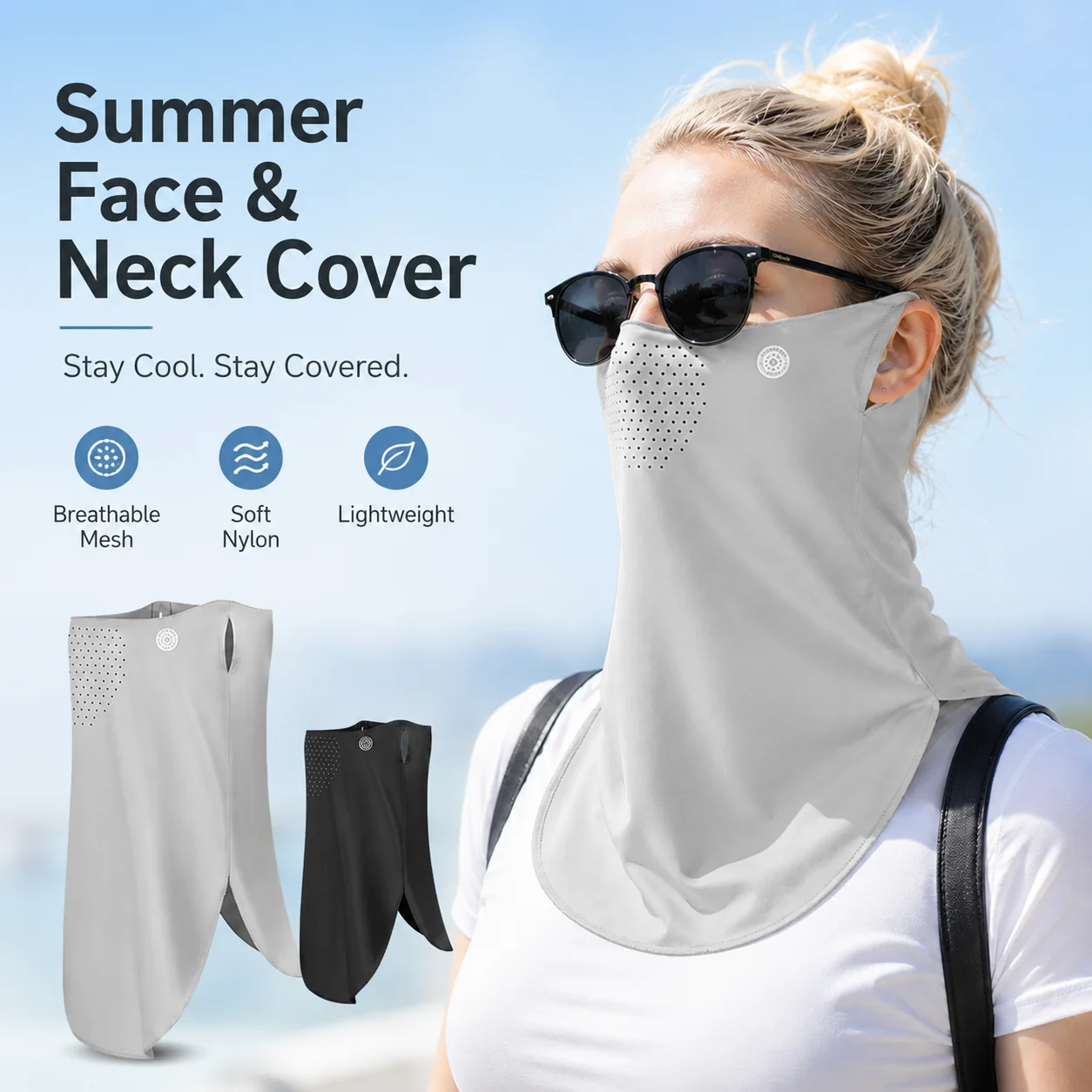 Nylon Sun Face Cover Breathabl - огляд і ціна Cycling Loop