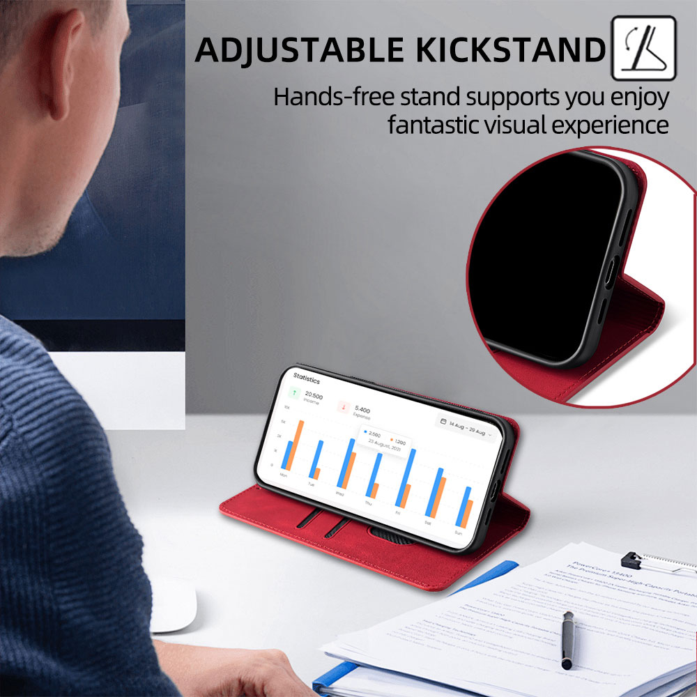 PU Leather Flip Wallet Phone C - огляд і ціна Kickstand Adjustable